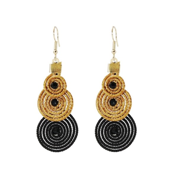 boucles d'oreilles or végétal Oro