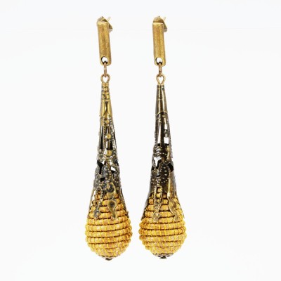 boucles d'oreilles or...