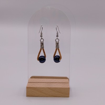 Boucles d'oreilles en liège...