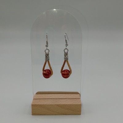 Boucles d'oreilles en liège...