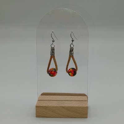 Boucles d'oreilles en liège...