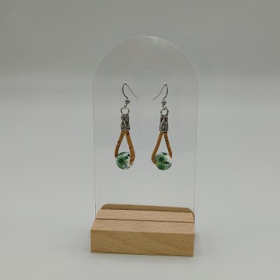 Boucles d'oreilles en liège...