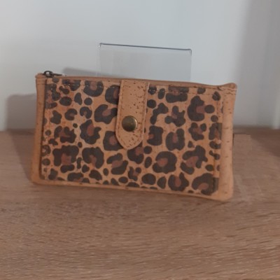 Porte carte XL Léopard