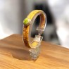 Bracelet en liège bouton d'or