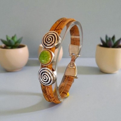 Bracelet en liège vague de Nararé