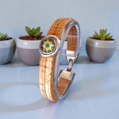 Bracelet en liège reflet de Faro