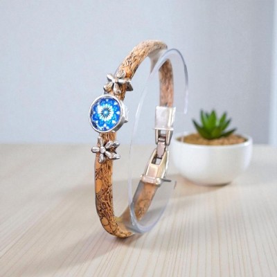 Bracelet en liège cercle d'harmonie