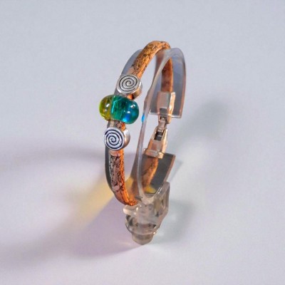 Bracelet en liège perle...