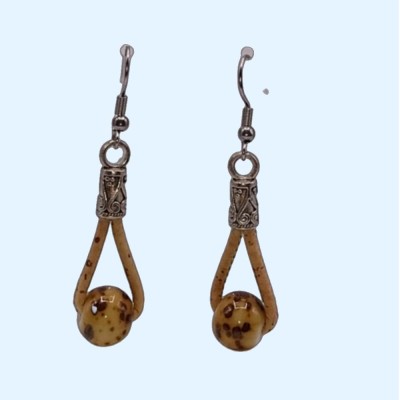 Boucles d'oreilles en liège...