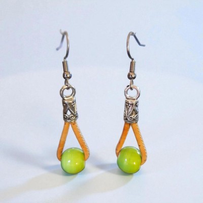 Boucles d'oreilles en liège...