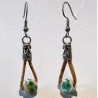 Boucles d'oreilles en liège  Navi