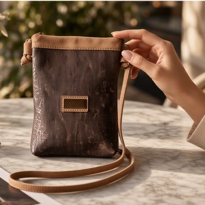 Pochette téléphone en liège Terra