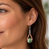 Boucles d'oreilles en liège  Brise florale