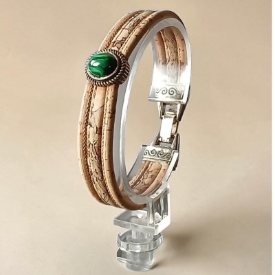 Bracelet en liège Elegance naturelle